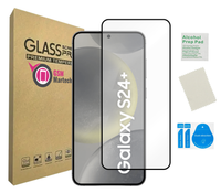 Szkło do SAMSUNG GALAXY S24+ ochrona na ekran 5D czarna ramka full glue
