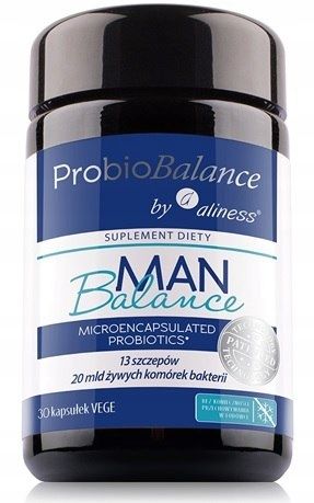 PROBIOTYK ProbioBALANCE MAN 30 vege caps. ALINESS zdjęcie 1