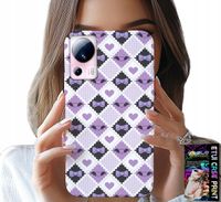 ETUI DO XIAOMI 13 LITE - MODNE SERCA KOKARDKI KOKARDA + SZKŁO