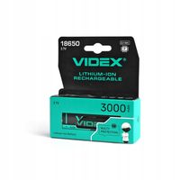 2 x Akumulator litowo-jonowy latarka Videx 18650-P 3000mAh
