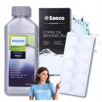 Odkamieniacz SAECO PHILIPS CA6700 250 ml i Tabletki Zestaw do