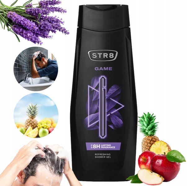 str8 żel pod prysznic 400ml game zdjęcie 2