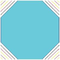 Dywan Agnella Mural Link Lazur 133X133