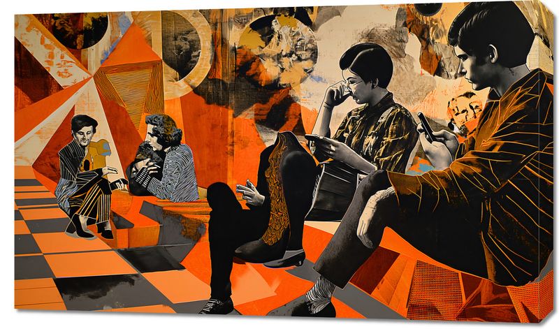 Obraz 100x60cm Przestrzeń Do Dialogu zdjęcie 1