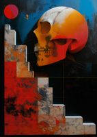 Plakat 64x90cm Erozja Krajobrazu