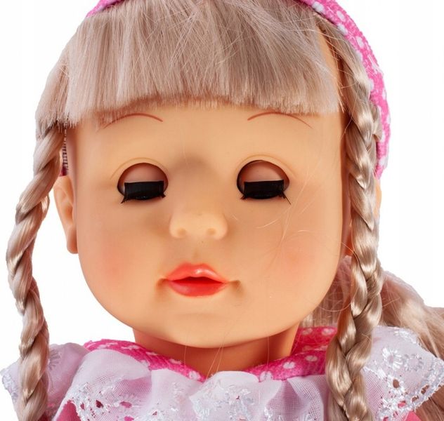 INTERAKTYWNA LALKA Bobas Śpiewająca Chodzi Reaguje na Klaśnięcie Duża 42cm zdjęcie 13