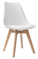 Krzesło nowoczesne Nantes DSW białe