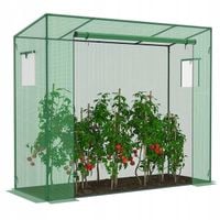 TUNEL FOLIOWY OGRODOWY 200x80x170cm folia UV-4 ogrodniczy SZKLARNIA FOLIAK