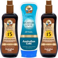 Australian Gold Moisture Lock + 2szt. Australian Gold SPF 15