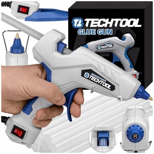 PISTOLET DO KLEJU NA GORĄCO KLEJARKA 100W + KLEJ WKŁADY 11MM MOCNY na Arena.pl