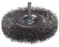 szczotka tarczowa drut stalowy trzpień 6mm fi80mm - sz tt 80