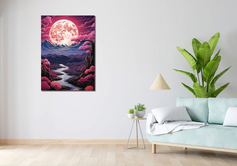Obraz 70x100cm Różowa Kraina Marzeń zdjęcie 2
