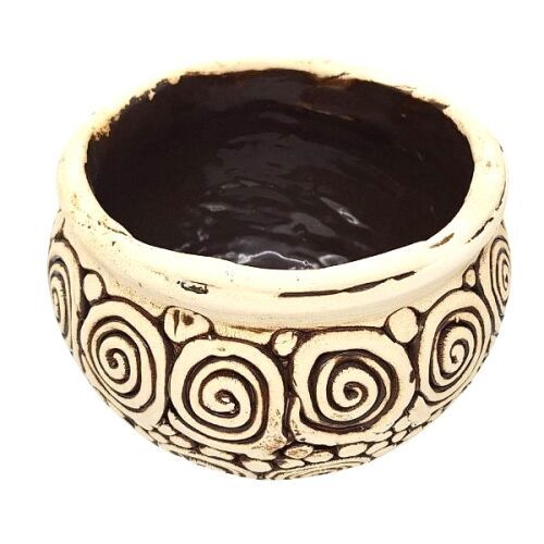 Doniczka Ceramiczna Handmade Kwiatowy Statek na Arena.pl