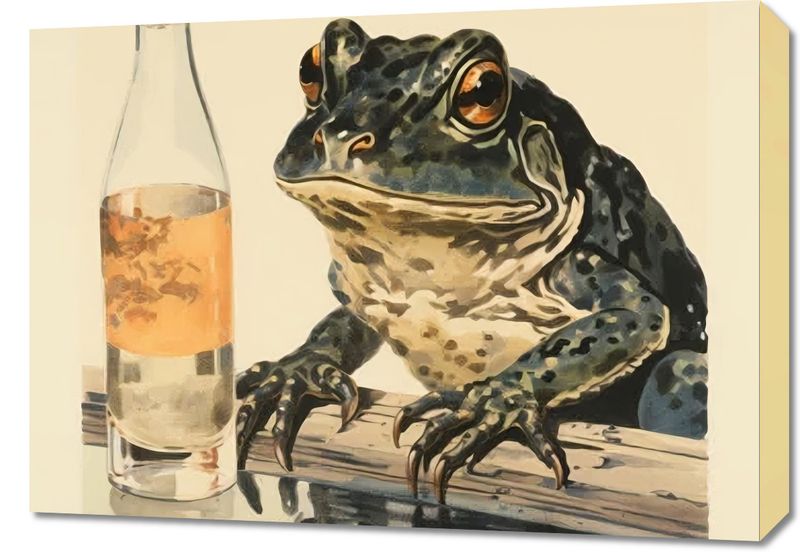 Obraz 70x50cm Refleksje Błotniaka zdjęcie 1