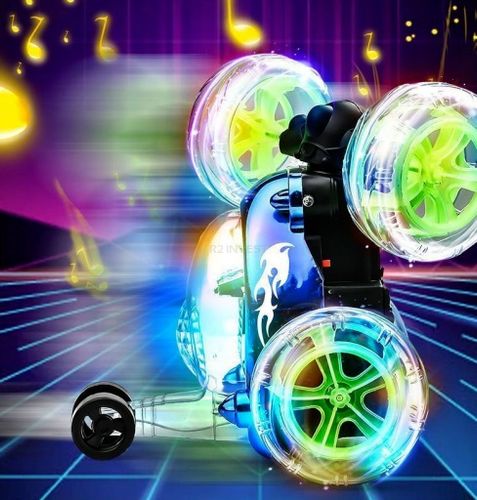 Duże Auto Twister Akrobata 360 Tańczący Samochód Kaskader Niebieski na Arena.pl