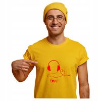 Koszulka z nadrukiem dla CHŁOPAKA NUTA MUZYKA