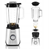 Blender kielichowy SZKLANY do warzyw owoców soków koktajli KRUSZY LÓD 1,5 L