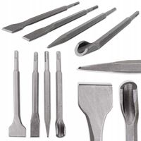 DŁUTA DO BETONU SDS ZESTAW 4 x DŁUTO SDS PLUS