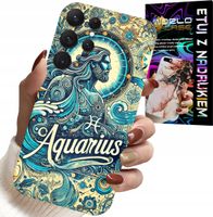 ETUI DO SAMSUNG GALAXY S23 Ultra - ZNAK ZODIAKU, WODNIK, ASTRONOMIA PLECKI