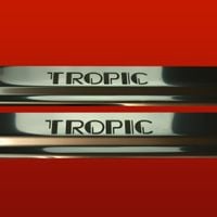 Listwa progowa VOLKSWAGEN SCIROCCO MK2 Stal nierdzewna 304 połysk 2szt