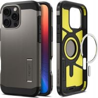 Etui plecki Spigen Tough Armor MagSafe Szare do iPhone 16 Pro