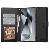 2 x SKŁADANE SKÓRZANE ETUI CASE NA MAGNES WALLET COVER DO GALAXY S25