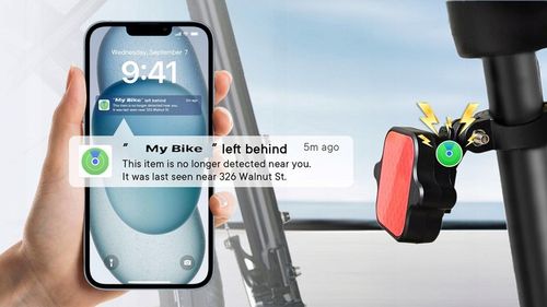 Lokalizator GPS LiTag MiLi lampka tylna do roweru światło rowerow IOS APPLE na Arena.pl
