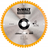 Tarcza pilarska do drewna DeWalt do pil. stac. 254 x 60z