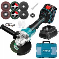 SZLIFIERKA KĄTOWA DO DGA519Z 21V 1000W 125mm+AKU 4.0Ah+TARCZE gratis