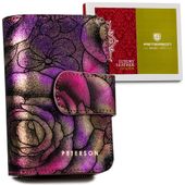 portfel damski skórzany ptn 425214-md purple
