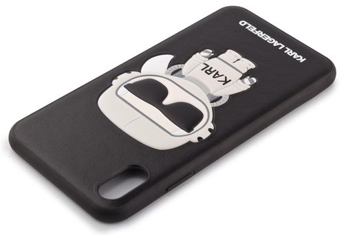 KARL LAGERFELD HARDCASE - iPhone XS Max - BLACK SPACE na Arena.pl