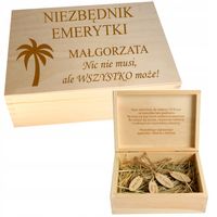 Prezent na Odejście na Emeryturę dla Emeryta Emerytki Odejście z Pracy