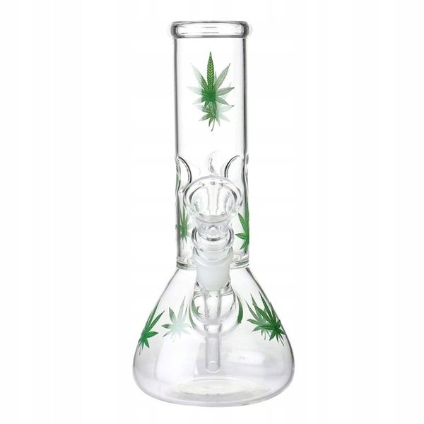Fajka wodna bongo szklane ICE Don't Panic Leaf zdjęcie 3