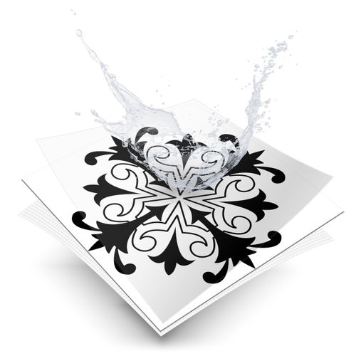 Naklejki Na Kafelki Czarno-biała MAROKAŃSKA Mozaika Zestaw 24 szt. 20x20 na Arena.pl