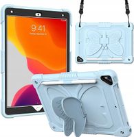 Etui do iPad 10.2" 2020/2019 z Podstawką i Paskiem na Ramię Niebieskie