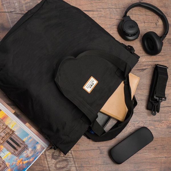 Beltimore torebka shopper poliester czarny zdjęcie 12