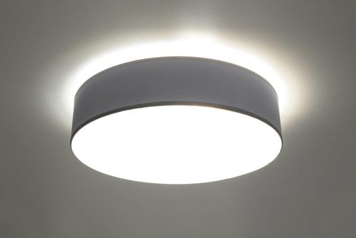 Plafon LAMPA sufitowa SL.0125 okrągła OPRAWA natynkowa szara na Arena.pl