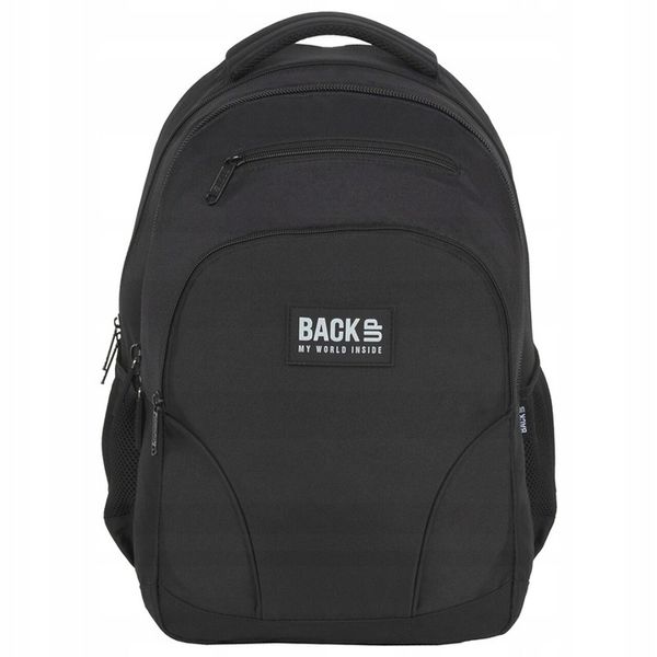 PLECAK SZKOLNY CZARNY 3-KOMOROWY 30L DERFORM BACKUP 6 MODEL W 56 zdjęcie 2