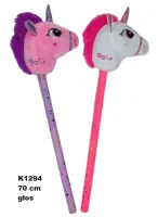 Pluszak Jednorozec Na Kiju z Glosem 70cm Sa1/30