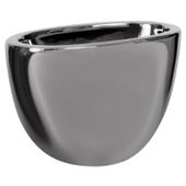 Doniczka ceramiczna srebrna 27x18 cm osłonka