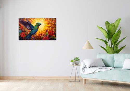 Obraz 90x50cm Koliber Barw na Arena.pl