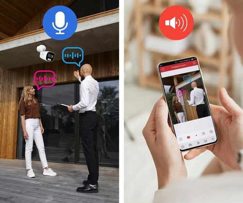 Zestaw Monitoringu 4 Kamery IP PoE 4Mpx z Mikrofonem Podgląd Online z na Arena.pl