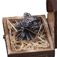 Naszyjnik Męski Wiking Wiedźmin Stal Chirurgiczna 316L Łańcuszek Pancerka