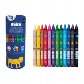 Kredki Świecowe 12 Kol Bebe Kids