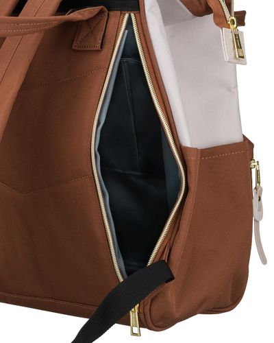 plecak materiałowy ptn alfa-5301 brown-beige na Arena.pl