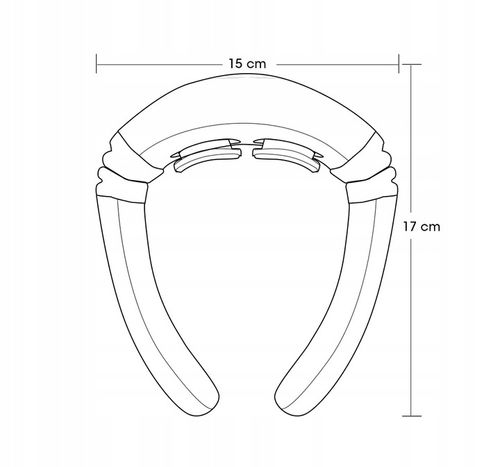 MASAŻER ELEKTROSTYMULATOR SZYI KARKU TENS EMS 2W1 ELEKTRODY TERAPIA PRĄDEM na Arena.pl