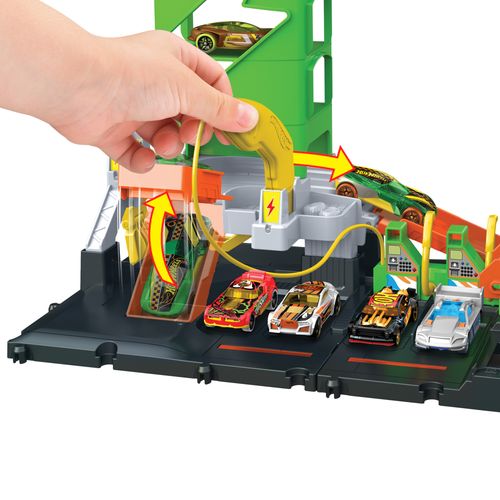 Hot Wheels City Superstacja ładowania samochodów na Arena.pl