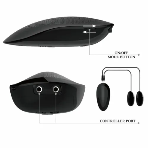 crazy bull real touch duo - model z wibracjami i siateczką, kolor naturalny na Arena.pl