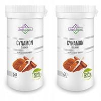 2X CYNAMON CEJLOŃSKI 60 kapsułek X2 - PREMIUM, kapsułki Soul-Farm, ekstrakt