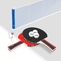 Zestaw rakietek do tenisa stołowego ping ponga z siatką REBEL ACTIVE